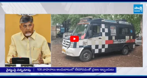 Sakshi Special Report On 108 Vehicles Situation 2