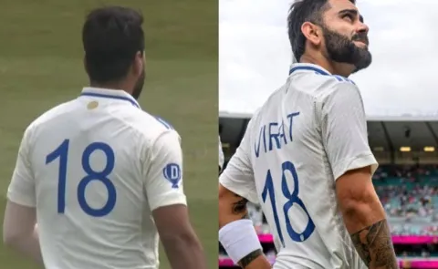 Mukesh Kumar Wears Virat Kohli's Iconic Jersey No 18 In India A Vs England Lions Match5