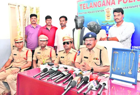 చోరీలకు పాల్పడిన నిందితుల రిమాండ్‌ 