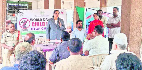 బాలకార్మిక వ్యవస్థ నిర్మూలనలో భాగస్వాములవ్వాలి