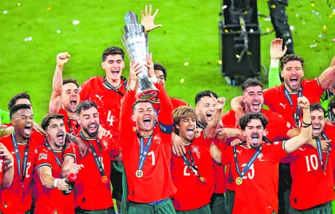 Ronaldo team wins Nations League title for second time