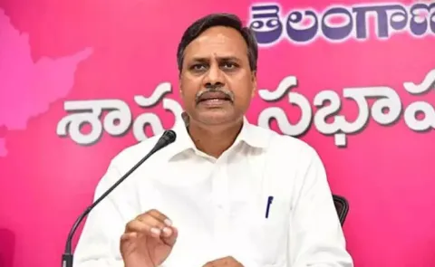 BRS MLA palla rajeshwar reddy hospitalised
