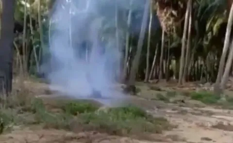 Gas Leak From Ongc Pipeline Near Kesavadasupalem