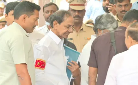 Ex CM Kcr Attends Kaleshwaram Commission inquiry Updates1