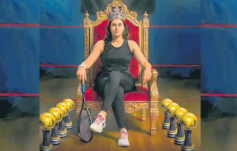 Nour El Sherbini eight time world squash championship7