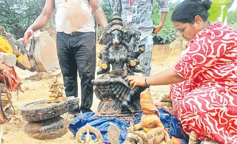 TDP MLA Pulivarthi Nani Followers Demolished Varahi Ammavari Temple