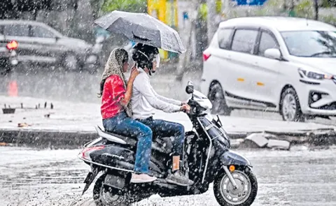 Weather favorable for rains in Telangana