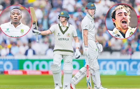 Australia all out for 212 in their first innings7