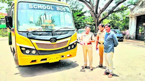 బడి బస్సు భద్రమేనా ?