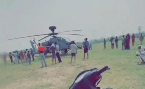 Air Force Chopper Makes Emergency Landing In Pathankot