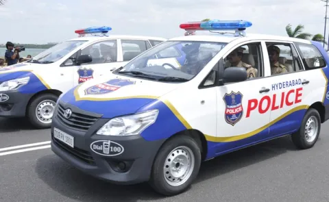 Rs 68 Lakhs Traffic Challans On Telangana Police Vehicles