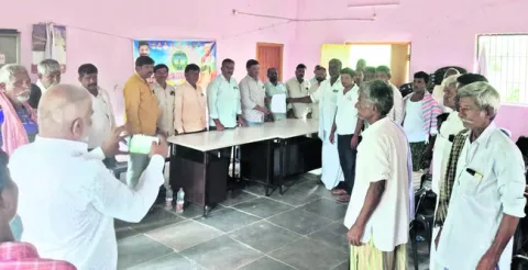 పెద్దధన్వాడలో రెవెన్యూ సదస్సు బహిష్కరణ 