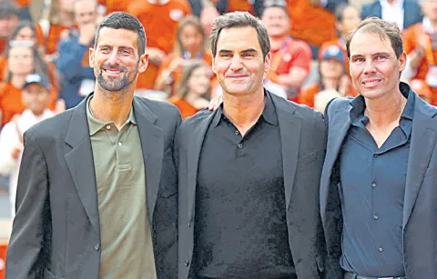 Djokovic comments on Federer and Nadal