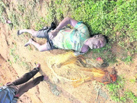 చెరువులో పడి మత్స ్యకారుడి మృతి 