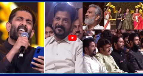 Sid Sriram In Telangana Gaddar Film Awards 2024 4
