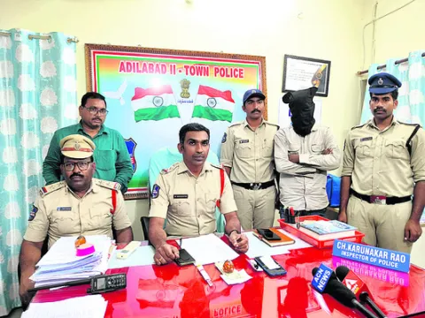 ఆలయంలో చోరీ నిందితుడి అరెస్ట్‌