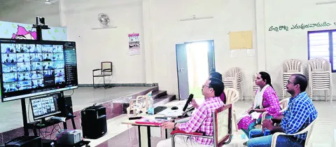 రైతువేదికల్లో వీసీ యూనిట్ల ఏర్పాటు