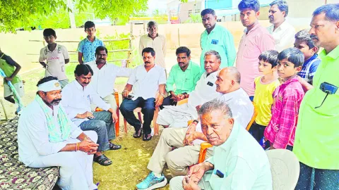 వైఎస్సార్‌ సీపీ కార్యకర్తకు ‘అన్నా’ పరామర్శ 