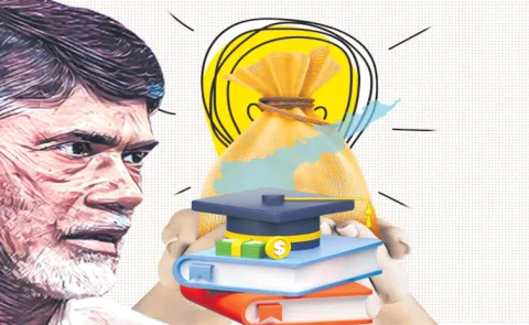 Chandrababu Coalition govt Neglected fee reimbursement to Students1