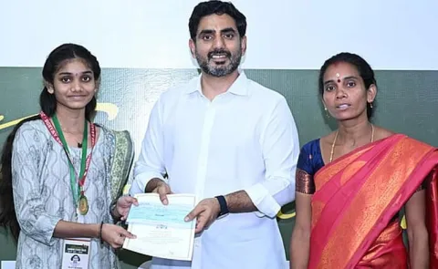 Nara Lokesh Shining Stars Award Chques Returned Details Here