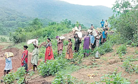 People of tribal villages in Anakapalle district face dire conditions for ration