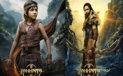 Manchu Vishnu Shares His son avram Kannappa shoot video Goes Viral