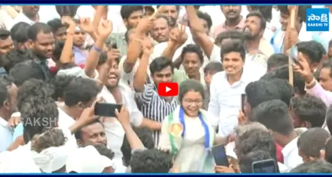 Lady Fan Superb Dance On YS Jagan Song 1