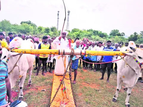 ఉత్సాహంగా ఎడ్ల బండలాగుడు పోటీలు