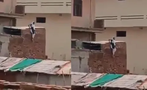 UP Baghpat Married Woman Hotel Roof Video Viral13