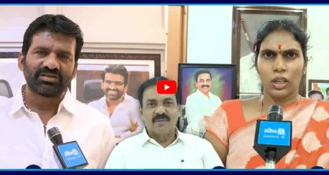 MLC Chandrasekhar Reddy And Poojitha Fires On Chandrababu Govt 6
