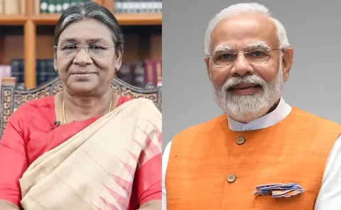 President Murmu Modi And Rahul Wishes To Telangana People