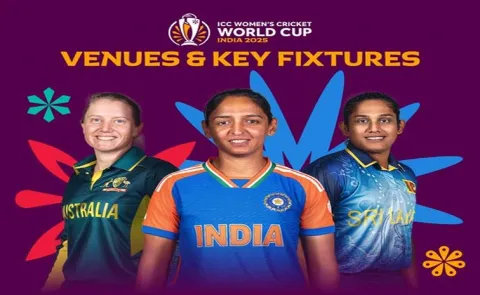 ICC Women’s ODI World Cup 2025 Schedule Released5