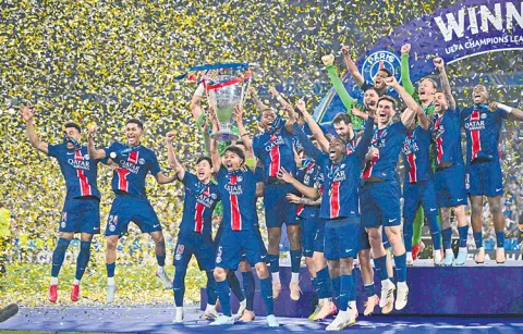 Champions League winner PSG7