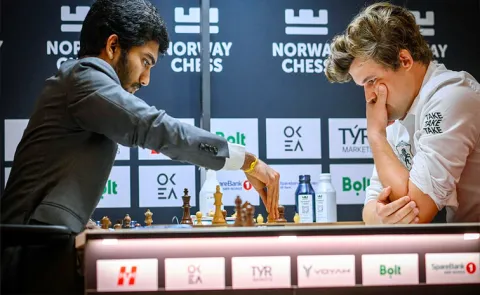 Norway Chess 2025: Gukesh secures maiden classical win over Magnus Carlsen