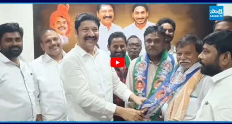 TDP Leaders Joins YSRCP in Presence of Jogi Ramesh  2