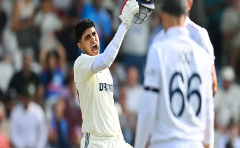 Shubman Gill hits century on Test captaincy debut7