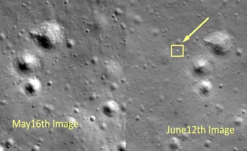 Chandrayaan 2 Camera captures debris of Japan Hakuto R2 lunar lander