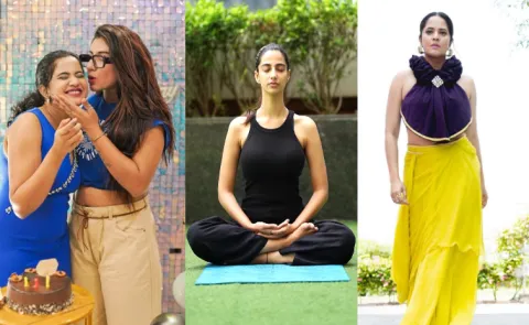 Tollywood actresses Latest Yoga day Posts Goes Viral