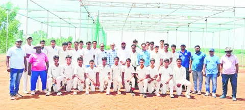 ఉత్సాహంగా అండర్‌ 16 జిల్లా క్రికెట్‌ జట్టు
