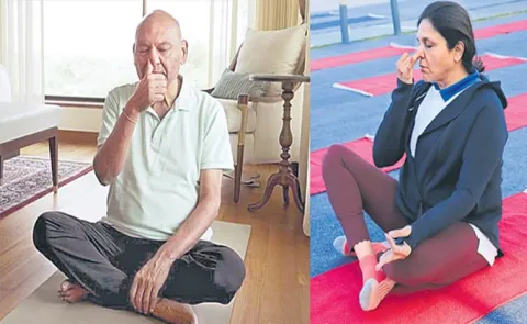 International Yoga Day celebrations in corporate companies