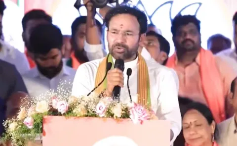 Union Minister Kishan Reddy Takes On Congress Govt