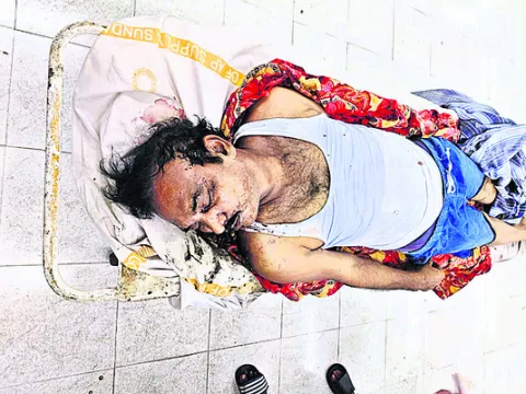 రోడ్డు ప్రమాదంలో వ్యక్తి మృతి 