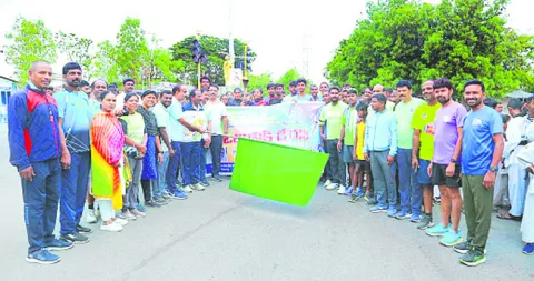 ఉత్సాహంగా ఒలింపిక్‌ రన్‌