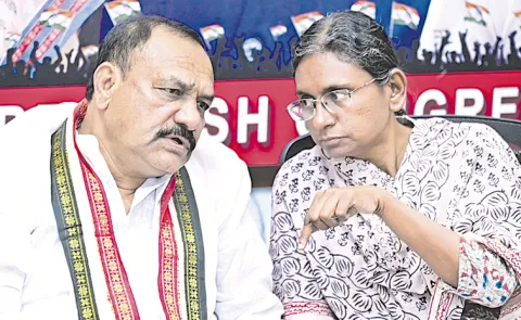 Meenakshi Natarajan in a meeting with TPCC district observers: Telangana