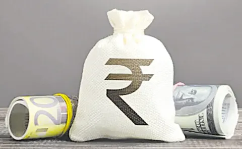 Rupee surges 75 paise to close at 86. 05 against US dollar