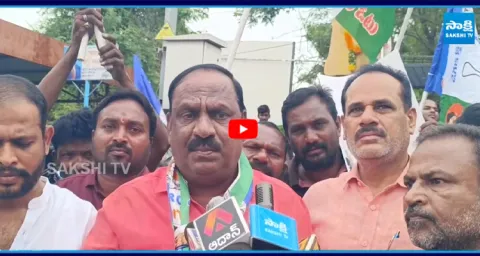 YSRCP Leaders Protest Against Chandrababu Govt Over Chevireddy illegal Arrest 3