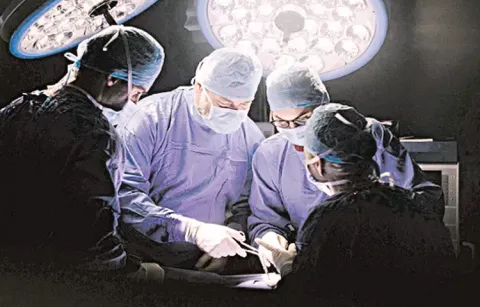 Doctors left towel in patient stomach