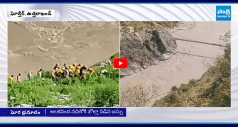 Passenger Bus Falls Into Alaknanda River At Uttarakhand 4