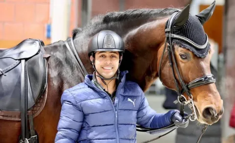Asiad Medallist Anush Retires Horse Sir Caramello7