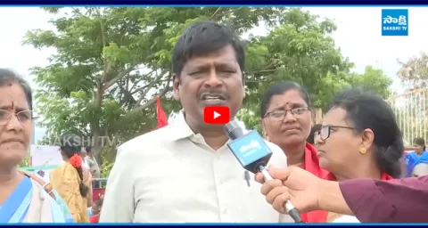 Anganwadi Workers Protest Against Chandrababu Govt 1